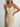 BEIGE MAXI DRESS WITH ADJUSTABLE TIE DESIGN