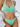 BEIGE RIBBED HALTER BIKINI SET SLEEK BACKLESS DESIGN