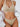 BEIGE RIBBED HALTER BIKINI SET SLEEK BACKLESS DESIGN
