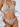 BEIGE RIBBED HALTER BIKINI SET SLEEK BACKLESS DESIGN