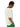 BEIGE SHORT SLEEVE POLO SHIRT WITH GREEN ACCENTS - TRENDY CASUAL