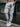 BEIGE SKULL SWEATPANTS SLIGHT STRETCH WITH POSITIONING PRINTING