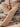 BEIGE WIDE-LEG DRAWSTRING PANTS SOLID COLOR CASUAL ATTIRE - Sweetheart Supplies