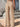 BEIGE WIDE-LEG DRAWSTRING PANTS SOLID COLOR CASUAL ATTIRE - Sweetheart Supplies