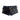 BELTED BLACK LEATHER SHORTS FOR CASUAL STREET PUNK STYLE