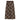 BELTED BROWN PLAID MIDI SKIRT