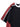 BLACK AND RED COLOR BLOCK CREW NECK T-SHIRT