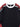 BLACK AND RED COLOR BLOCK CREW NECK T-SHIRT