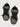 BLACK AND WHITE PLATFORM SNEAKERS CASUAL FOOTWEAR STYLISH DESIGN