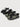 BLACK AND WHITE PLATFORM SNEAKERS CASUAL FOOTWEAR STYLISH DESIGN