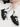 BLACK AND WHITE PLATFORM SNEAKERS CASUAL FOOTWEAR STYLISH DESIGN
