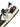 BLACK AND WHITE SNEAKERS WITH HEART DETAIL STREET LOVE PATCHWORK