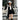 BLACK AND WHITE WINDBREAKER JACKET - STREETWEAR BLACK STYLE