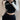 BLACK AND WHITE ZIP-UP CROP TOP Y2K VINTAGE SPRING LONG SLEEVE