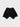 BLACK ATHLETIC SHORTS WITH DRAWSTRING AND COTTON SIZE GUIDE