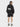 BLACK ATHLETIC SHORTS WITH DRAWSTRING AND COTTON SIZE GUIDE