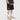 BLACK ATHLETIC SHORTS WITH DRAWSTRING