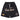 BLACK ATHLETIC SHORTS WITH DRAWSTRING