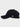 BLACK BASEBALL CAP WITH EMBROIDERED DESIGN AND ADJUSTABLE STRAP