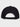 BLACK BASEBALL CAP WITH R EMBROIDERY FOR OUTDOOR ACTIVITIES - RICHMOND CAP