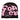 BLACK BEANIE HAT WITH PINK LETTERING - WARM HAT FOR COLD WEATHER