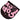 BLACK BEANIE HAT WITH PINK LETTERING - WARM HAT FOR COLD WEATHER