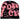 BLACK BEANIE HAT WITH PINK LETTERING - WARM HAT FOR COLD WEATHER