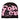 BLACK BEANIE HAT WITH PINK LETTERING - WARM HAT FOR COLD WEATHER