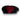 BLACK BERET WITH RED HEART PATCH FASHION ACCESSORY