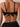 BLACK BIKINI SARONG SET SHEER ELASTANE FABRIC TEXTURE