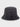 BLACK BUCKET HAT WITH MOUNTAIN EMBROIDERY - MOUNTAIN BUCKET HAT