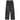 BLACK CARGO PANTS WITH WHITE STITCHING RETRO BLACK LOOSE