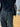 BLACK CARGO PANTS WITH WHITE STRIPES - TECHWEAR BLACK CARGO FOR STREETWEAR