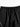 BLACK CARGO PANTS WITH WHITE TRIM - BLACK PARACHUTE PANTS