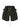 BLACK CARGO SHORTS FOR SUMMER ADVENTURES WITH MULTI POCKETS