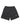 BLACK CARGO SHORTS WITH STREET PATCHWORK MULTI-POCKET DESIGN