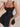 BLACK CORSET-STYLE MINI DRESS WITH ELEGANT BLACK FRENCH DESIGN