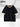BLACK CREW NECK T-SHIRT REGULAR FIT KNIT FABRIC