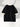 BLACK CREW NECK T-SHIRT REGULAR FIT KNIT FABRIC