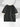 BLACK CREW NECK T-SHIRT REGULAR FIT KNIT FABRIC
