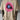 BLACK CREW NECK T-SHIRT WITH PINK LIPS GRAPHIC - LOOSE FIT CREW