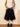 BLACK CULOTTES WITH WHITE STITCHING MENS HIP HOP EMBROIDERED DENIM