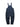 BLACK DENIM OVERALLS CARGO-INSPIRED UNISEX MULTI-POCKET DESIGN