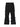 BLACK DENIM PANTS WITH SHREDDED DETAILING TRENDY COTTON BLEND