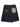 BLACK DENIM SHORTS WITH WHITE STITCHING: COTTON BLEND AESTHETIC