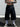 BLACK DENIM SHORTS WITH WHITE STITCHING: COTTON BLEND AESTHETIC