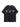 BLACK DOG HEAD SHORT SLEEVE T-SHIRT WITH ROUND COLLAR