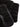 BLACK FAUX FUR JACKET WITH LONG SLEEVE AND STAND COLLAR