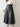 BLACK FAUX LEATHER MIDI SKIRT FASHION ESSENTIAL