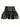 BLACK FAUX LEATHER MINI SKIRT FASHION